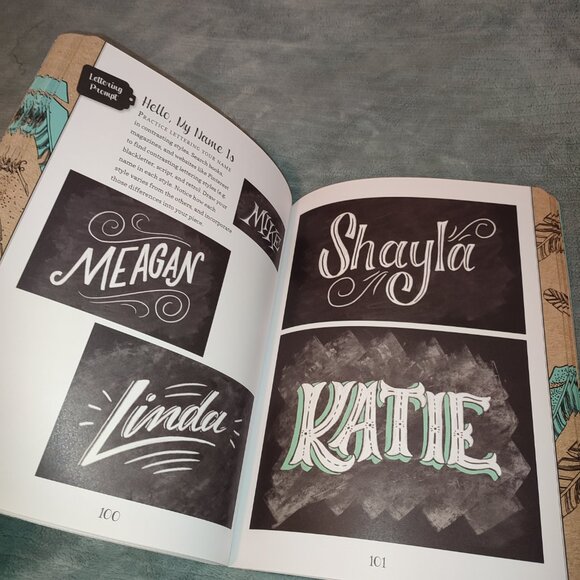 Book Large Format Calligraphy Creative Lettering and Beyond Luxury Crafting - Picture 13 of 16